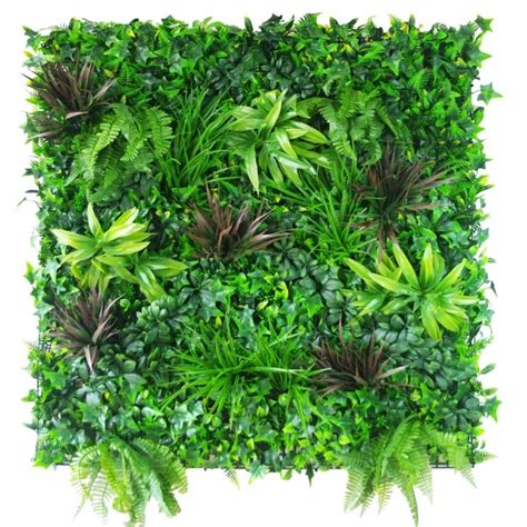 Coastal Greenery Uv Stabilised Artificial Vertical Garden