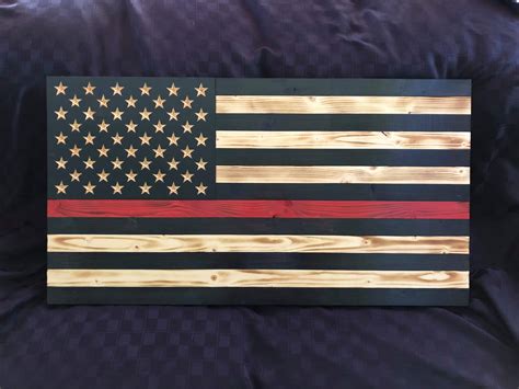 Thin Red Line American Flag