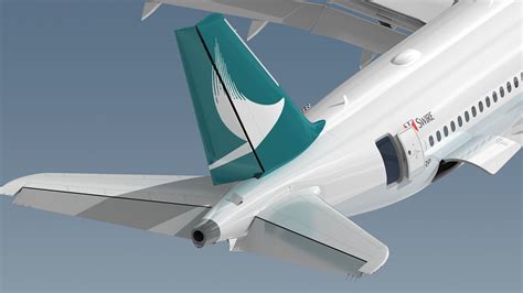 Airbus A350 900 Cathay Pacific 3d Model Turbosquid 1967096