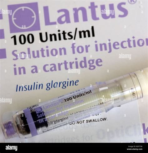 Lantus Insulin Glargine Injection Soloution Used By Diabetic Patient