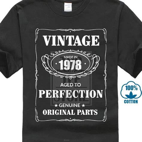 Men 40th Birthday Est 1978 Vintage Man Fortieth 40 Years Funny Mens T