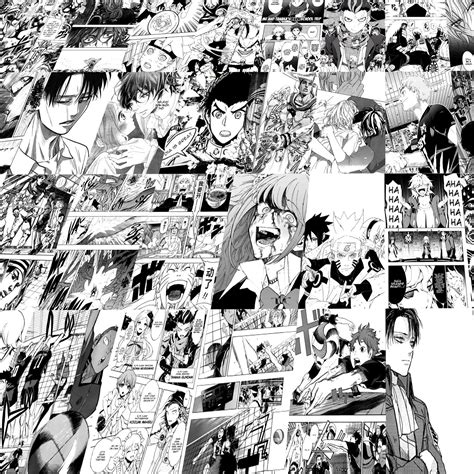 Anime Mix 4x6 Manga Panel Aesthetic Wall Collage Etsy Denmark