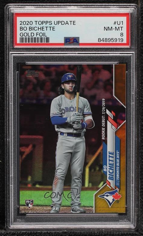 2020 Topps Update Series Rookie Debut Gold Foil U 1 Bo Bichette RC