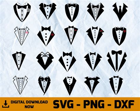 Tuxedo Svg Tuxedo With Bow Tie Svg Groomsman Svg Tuxedo S Inspire Uplift