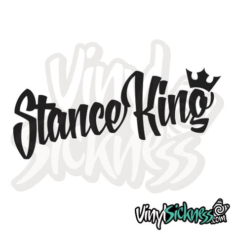 Stance King • Jdm Tuner Stickers Decals • Vs