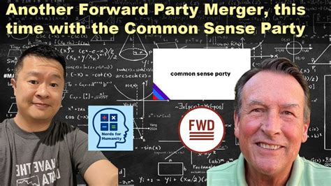 Andrew Yangs Forward Party Merges With The Common Sense Party Youtube