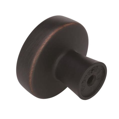 Amerock Blackrock 1 5 16 In Oil Rubbed Bronze Round Transitional Cabinet Knob In The Cabinet