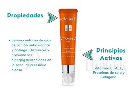 Contorno De Ojos Vitamina C Antioxidante Hidratante Idraet Elements