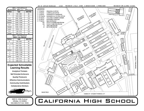 Campus Map Our School California High School