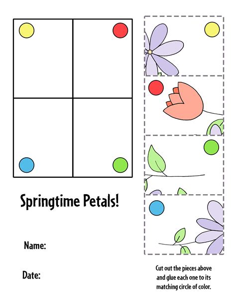FREE Spring Worksheets for Preschool! ⋆ The Hollydog Blog