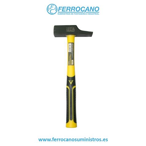 MARTILLO CARPINTERO EBANISTA MANGO FIBRA VIDRIO NIVEL 25MM