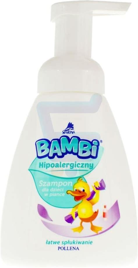 Bambi Szampon W Piance Dla Dzieci Hipoalergiczny 150ml Ceny I Opinie