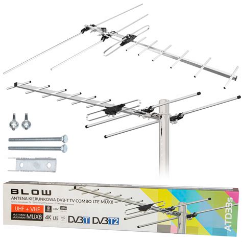 ANTENA DVB T KIERUNKOWA PASYWNA ZEWNĘTRZNA MOCNA MUX UHF HD 4K 168 790