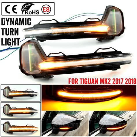 Pcs Led Dynamic Turn Signal Light Side Rearview Mirror Indicator