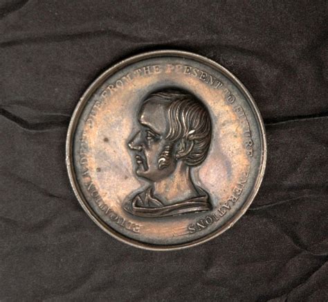 1889 George Peabody Award Medal School Medal Silver Beautiful