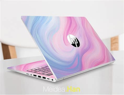 Laptop Skin Hp Envy Decals Personalization Customization Design Marble Texture For Spectre Envy