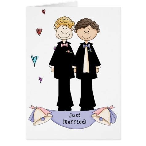 Mariage Homosexuel Carte De Vœux Zazzle