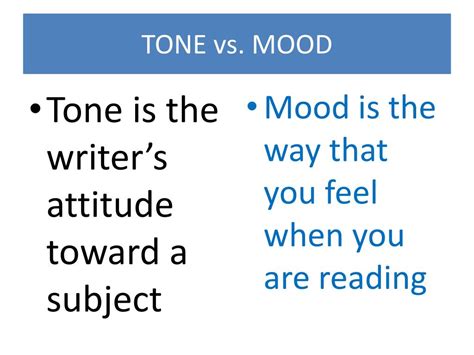 Ppt Tone Vs Mood Powerpoint Presentation Free Download Id7038813