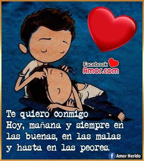 Te Quiero Conmigo Imagen Romantica De Amor Frases Tiernas De Buenas