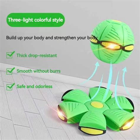 Hot Selling Flexible Ufo Magic Deformation Flying Saucer Throw Flat