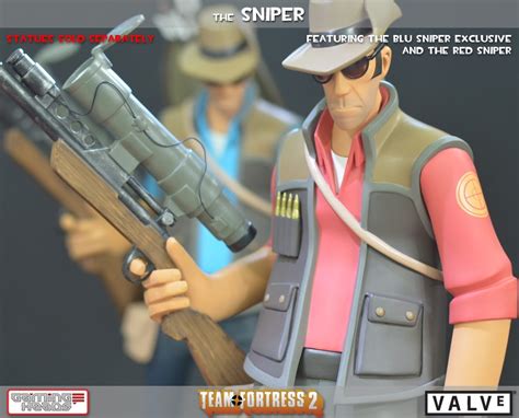 Team Fortress The Red Sniper Exclusive Statue Gaming Heads