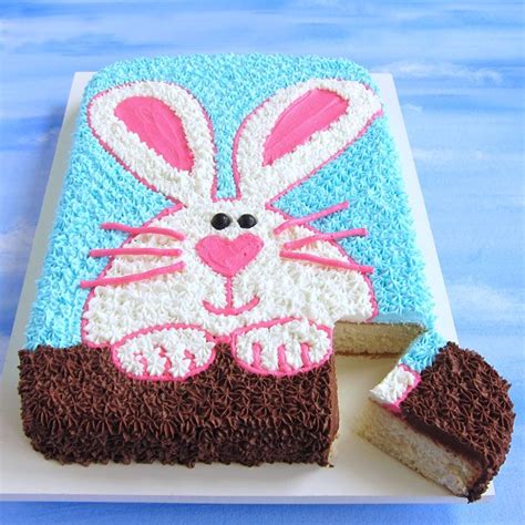 Easter Bunny Cake Easy Sheet Cake Design Hungry Happenings Recipe