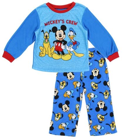 Disney Mickey Mouse Mickey's Crew Toddler Boys Pajamas Space City Kids