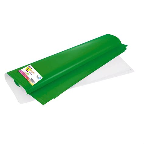 PAPEL LUSTRE GALAS C 25 VERDE BANDERA Super Papelera