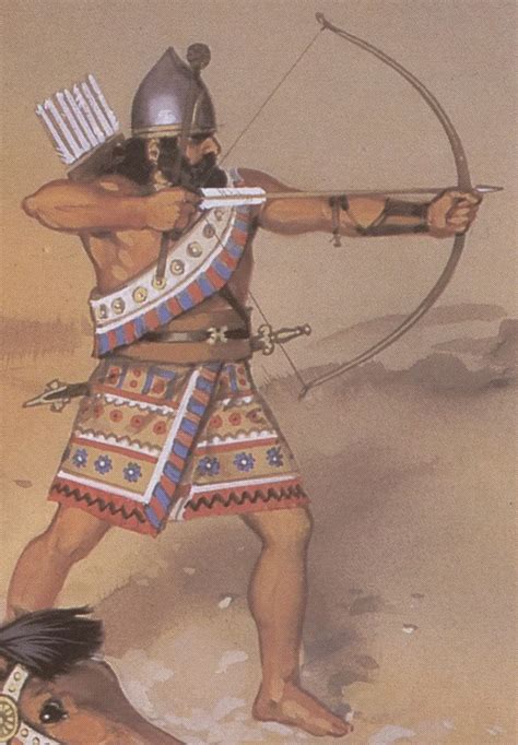 Assyrian Archer Possible Portrait Antigua Mesopotamia Asirios