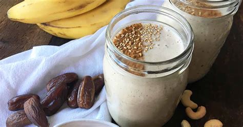 The Best Dairy Free Tahini Banana Smoothie Recipe Foodal