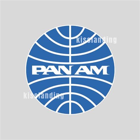 Pan Am Sticker Kisslanding Aeroshop Bangkok Thailand