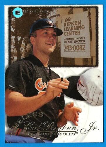 Emotion Timeless Cal Ripken Jr Ex Mt Baltimore Orioles Ebay