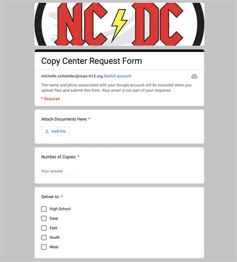 Document And Copy Center New Canaan Public Schools