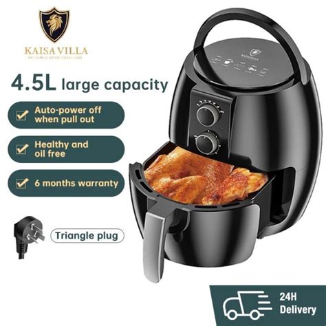 Kaisa Villa Air Fryer L Air Fryer L Airfryer Non Stick Frying Pan