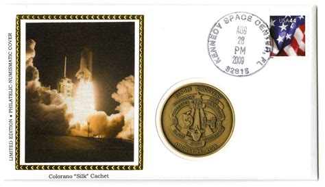 STS128M - STS-128 MEDALLIC COVER - Mystic Stamp Company