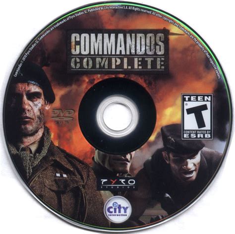 Commandos Complete Cover Or Packaging Material Mobygames