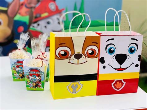 Plantillas Para Bolsas Paw Patrol DESCARGA