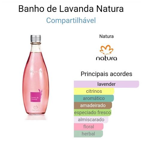 Linha Guas Natura Banho De Lavanda Ml Shopee Brasil