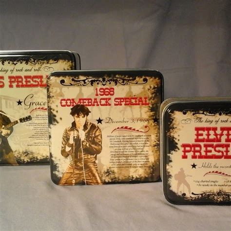 Signature Other Elvis Presley Nesting Tins Poshmark