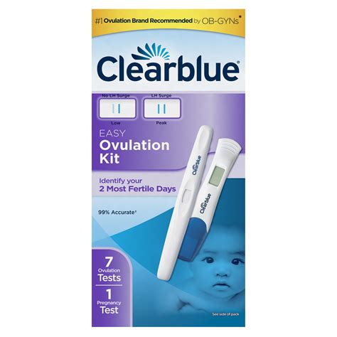 Clearblue Easy Ovulation Kit Combopack Ovulation Tests Pregnancy