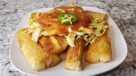 Look It Moves Yuca Frita Con Chicharrones Fried Yucca With