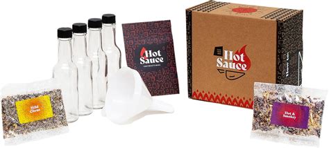 Amazon DIY Hot Sauce Making Kit With Real Peppers Make Your Own