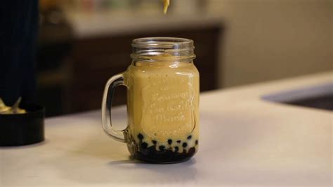 Mango Smoothie With Boba Recipe By Tasty Recipe Mango Smoothie