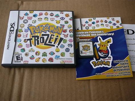 POKEMON TROZEI DS NINTENDO COMPLETE STICKER DSI XL