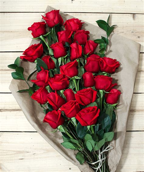 Two Dozen Red Roses Avas Flowers