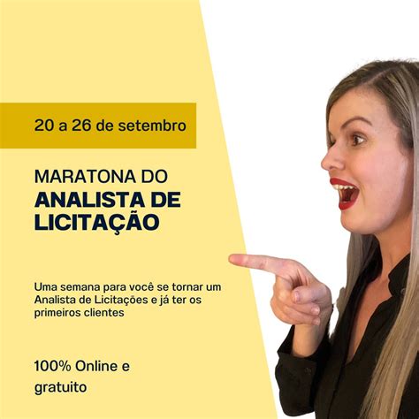 Maratona para você se tornar um Analista de Licitação e trabalhar de casa