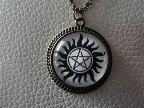 Supernatural Anti Possession Symbol Necklace Etsy