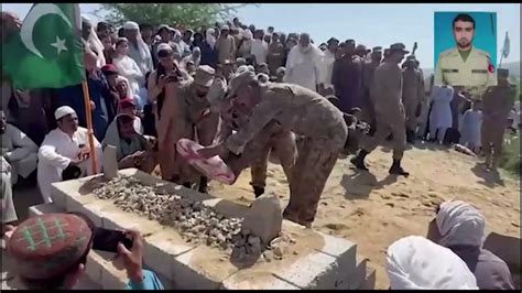 Two Martyred Pakistani Soldiers Laid To Rest With Full Military Honours