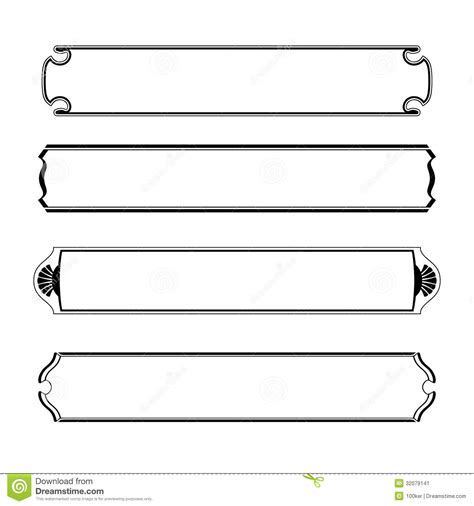 17 Straight Simple Banner Vector Images - Straight Ribbon Banner Clip ...