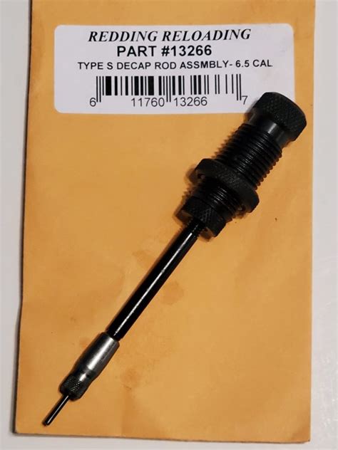 Redding Type S Decapping Rod Assembly Caliber